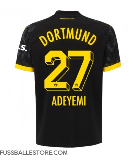Günstige Borussia Dortmund Karim Adeyemi #27 Auswärtstrikot 2023-24 Kurzarm